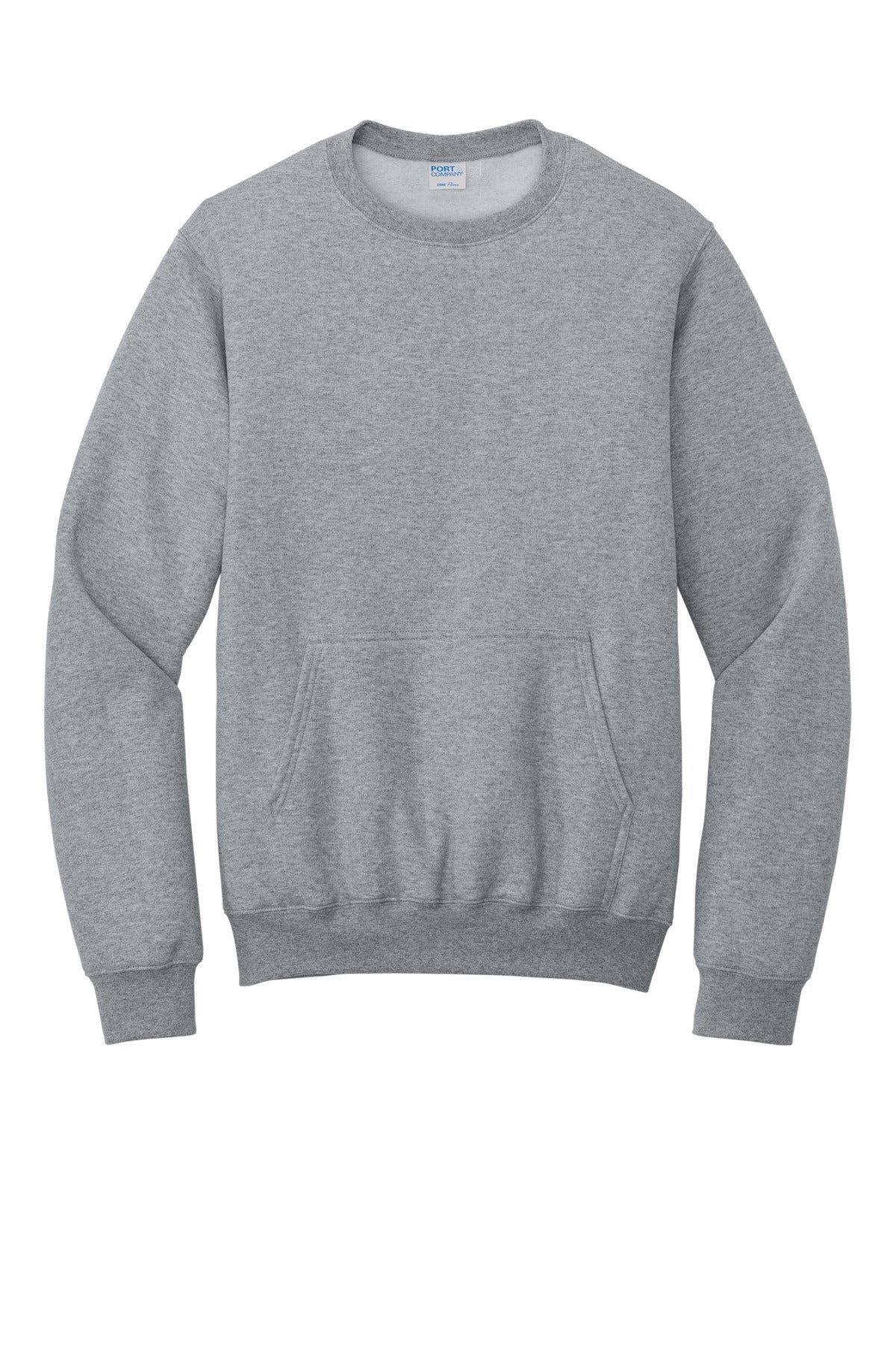 Port & Co™ Core Fleece Crewneck Pocket Sweatshirt