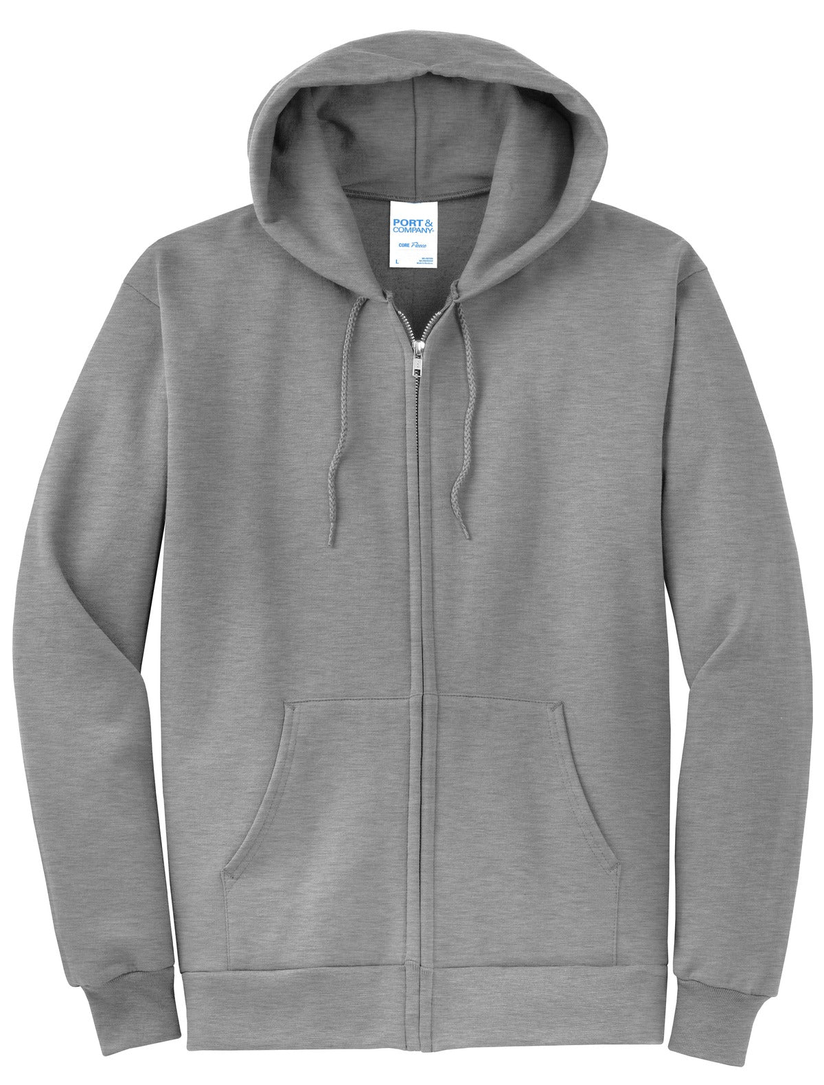 Port & Company® Core Fleece Full-Zip Hooded Sweatshirt