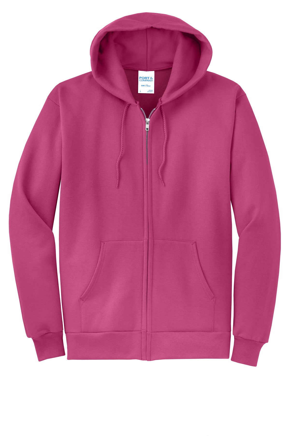 Port & Company® Core Fleece Full-Zip Hooded Sweatshirt