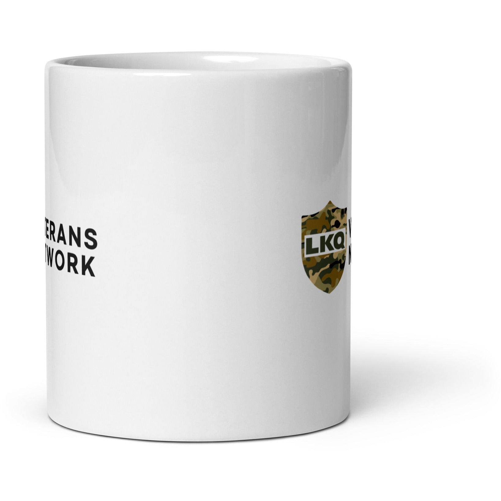Veterans Network White glossy mug