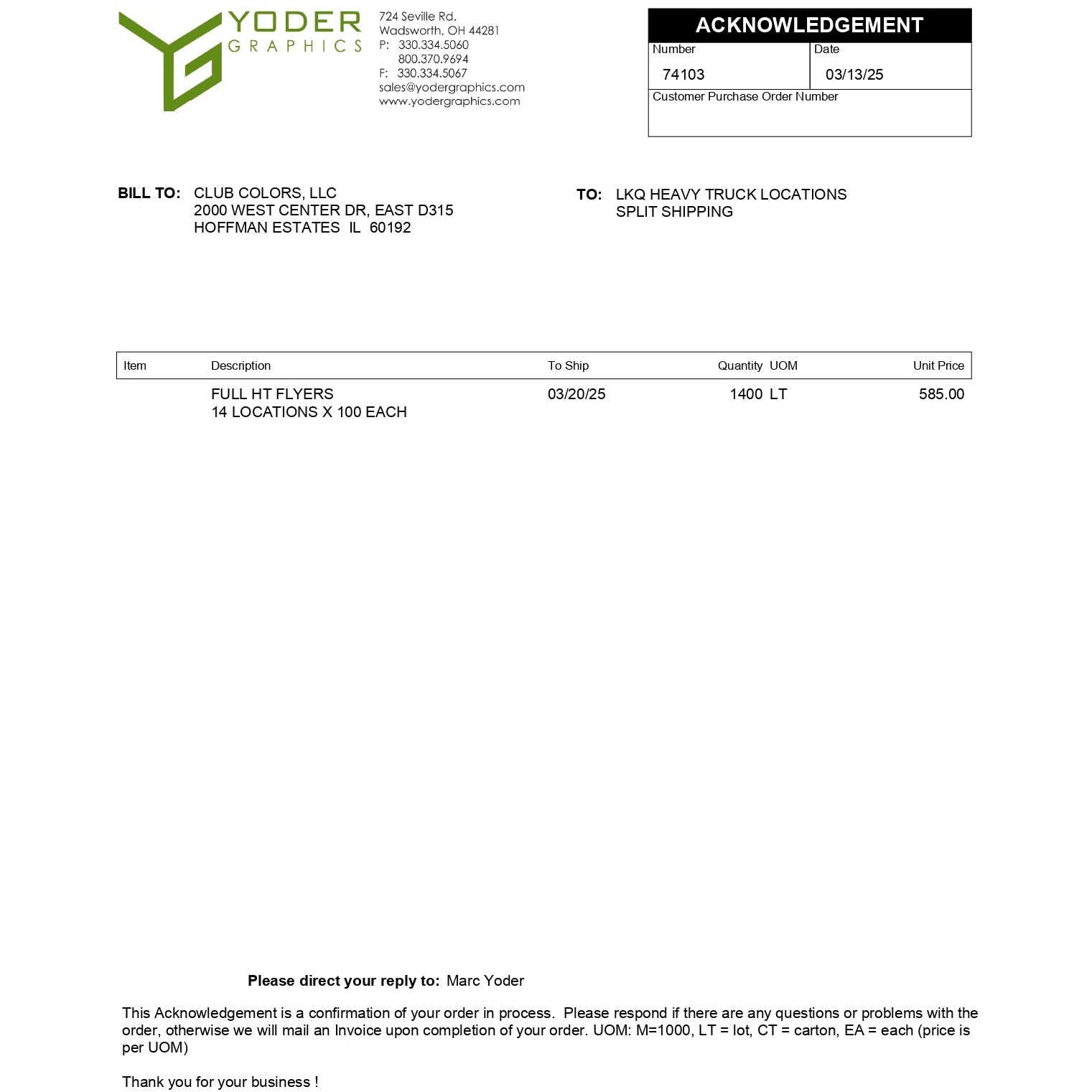 74103-YDR-LKQ