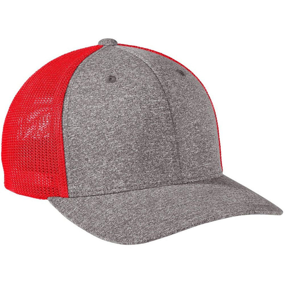 True Red/ Grey Heather
