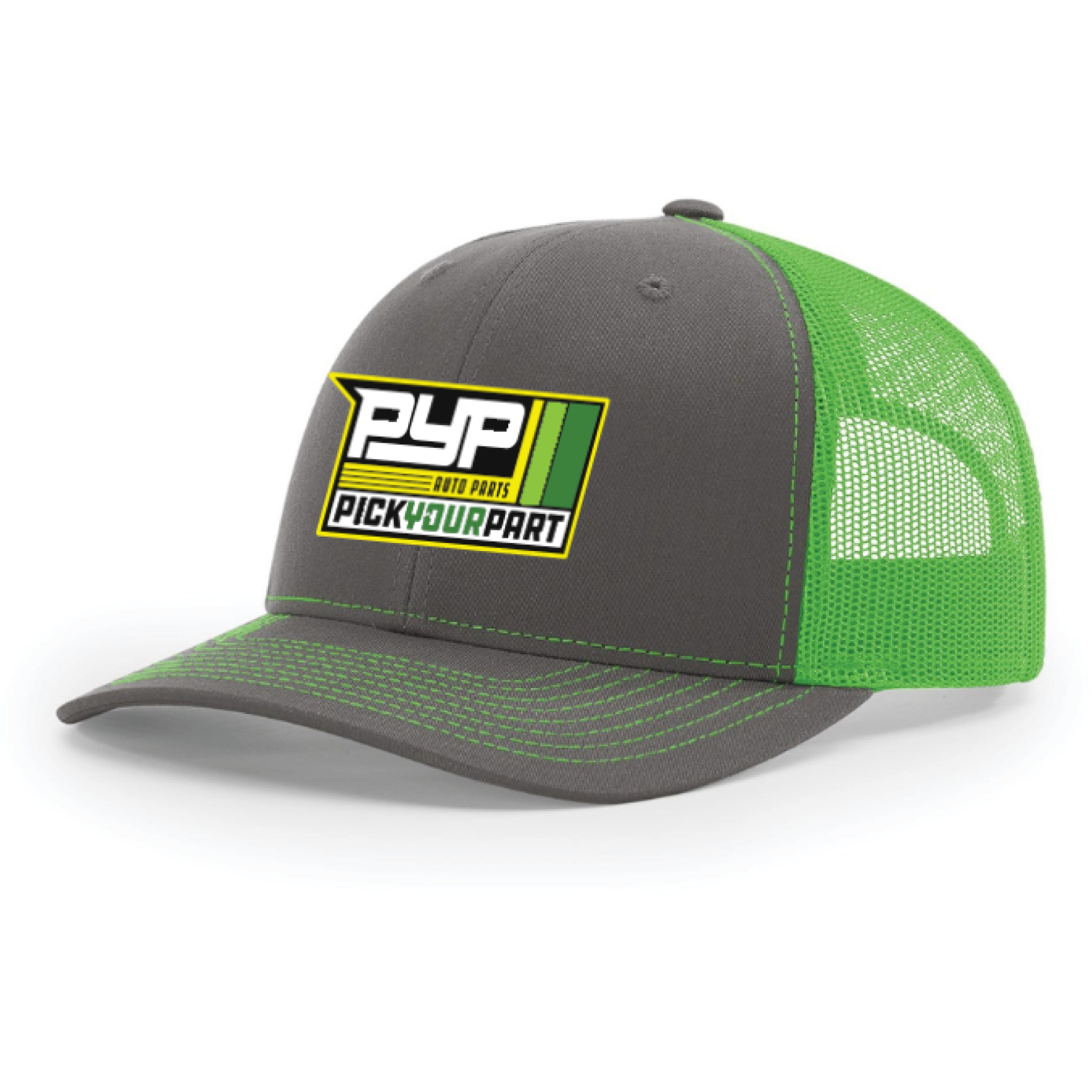 Charcoal/Neon Green