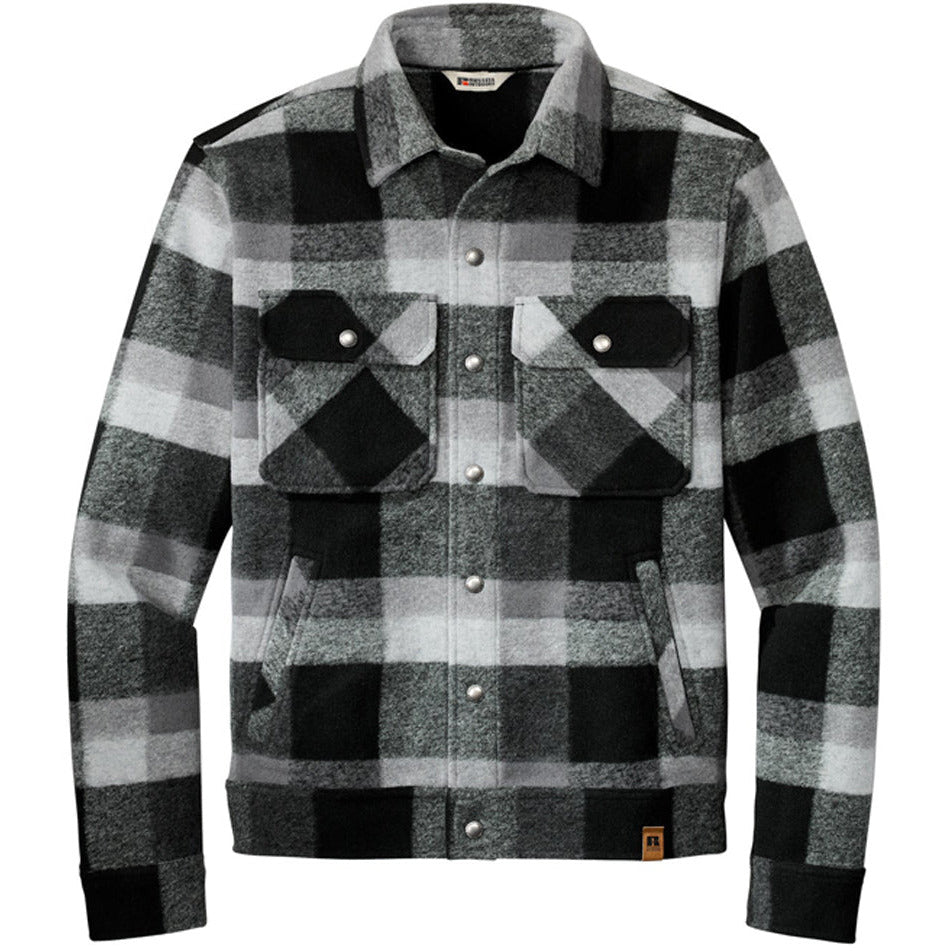 Deep Black Plaid