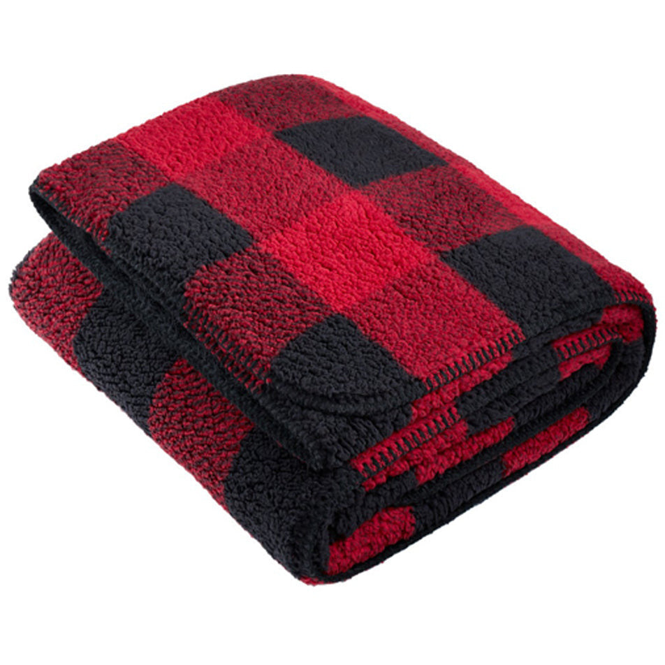 Black/ Red Buffalo Plaid