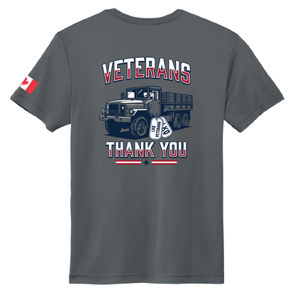 CA Veterans Day Sport-Tek PosiCharge Re-Compete Tee