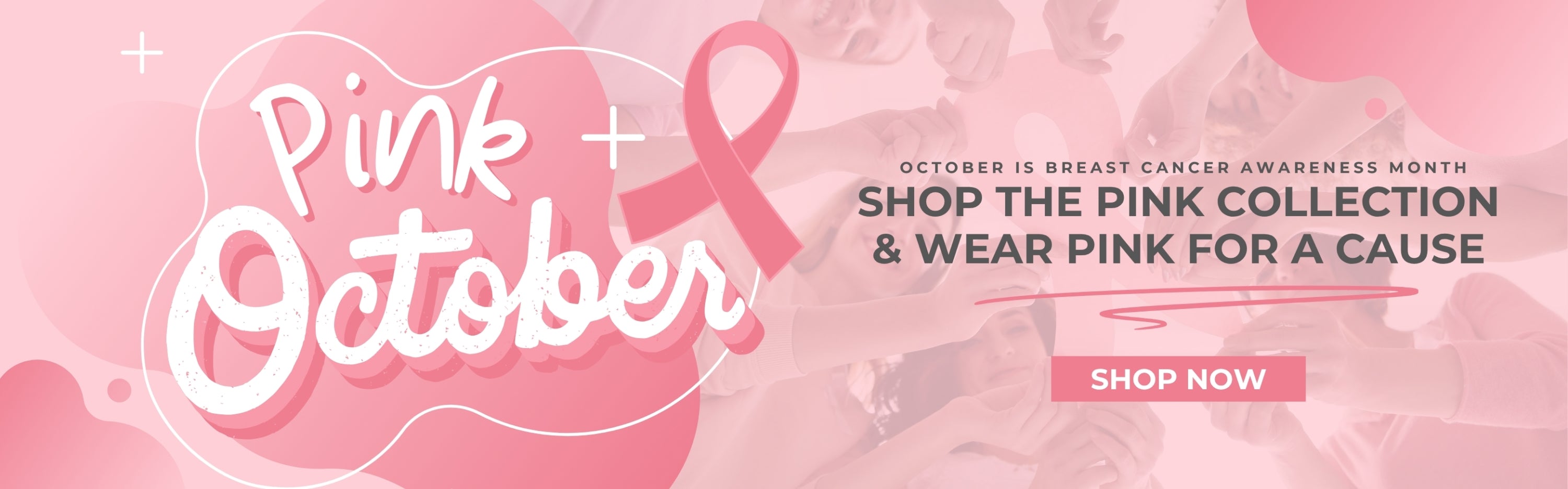 Pink Collection for Breast Cancer Awareness – Shop pink-themed apparel & accessories.