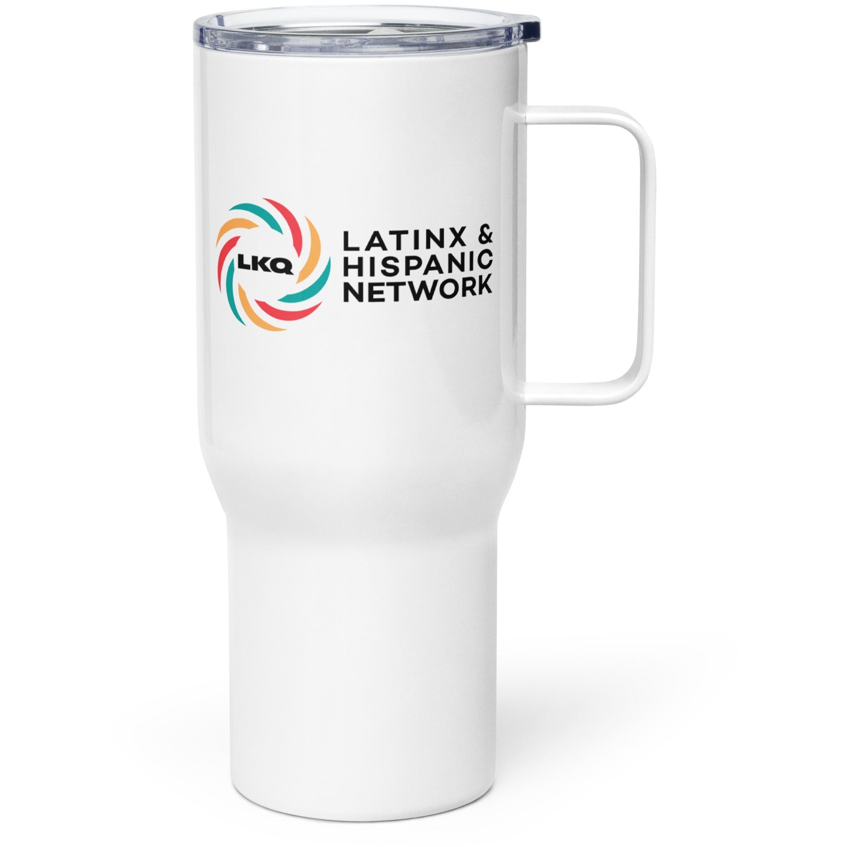 Latinx & Hispanic Network Travel mug with a handle