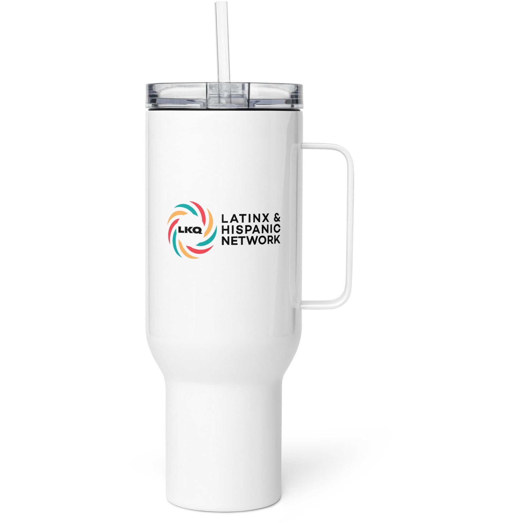 Latinx & Hispanic Network Travel mug with a handle