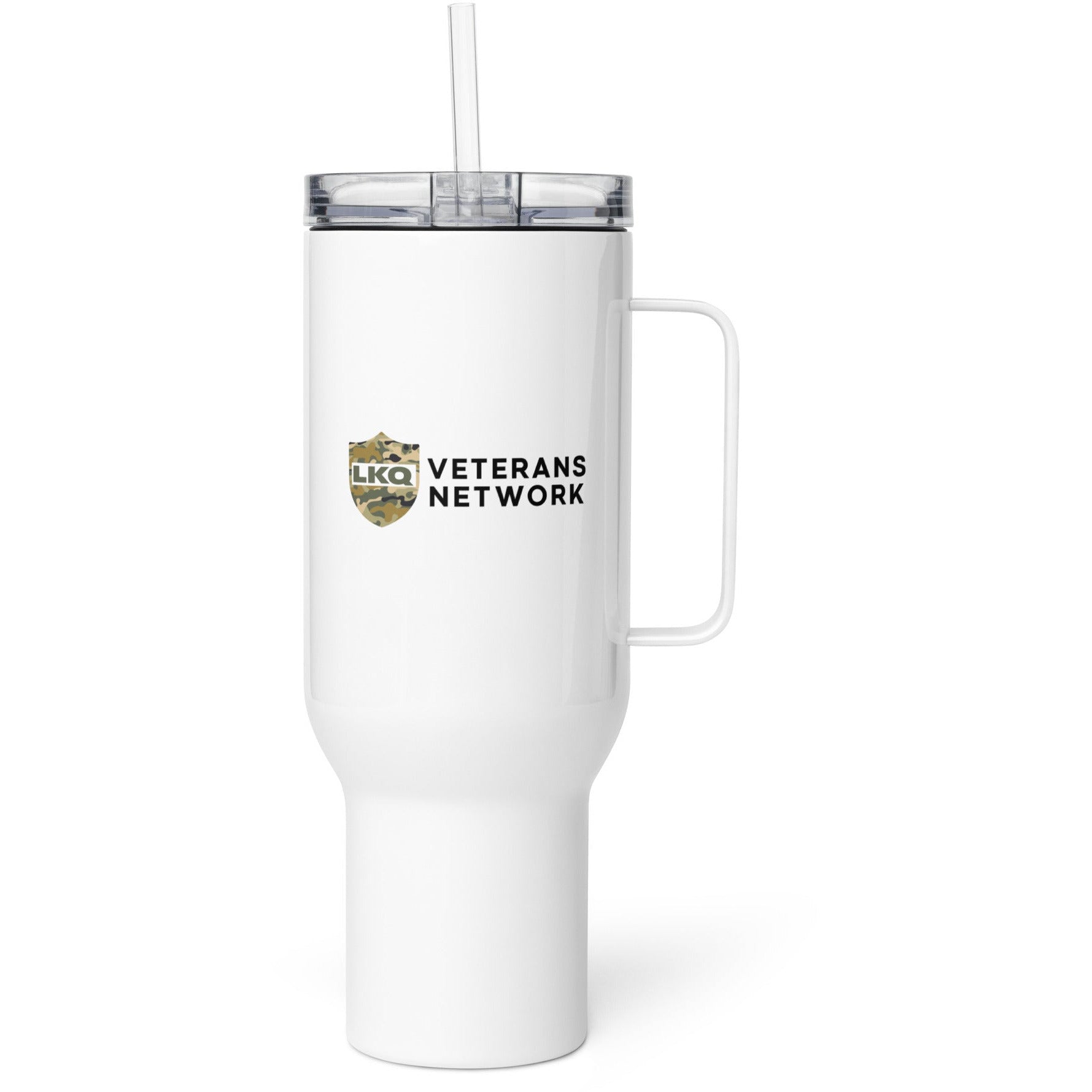 Veterans Network Travel mug with a handle