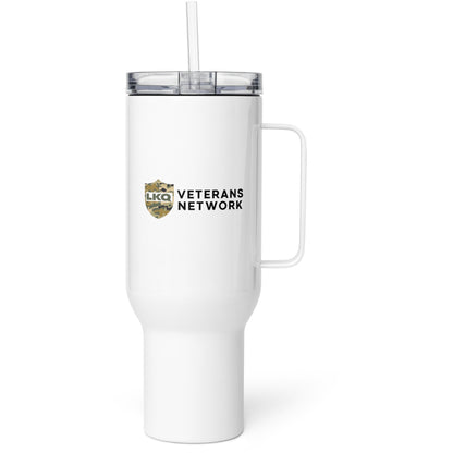 Veterans Network Travel mug with a handle