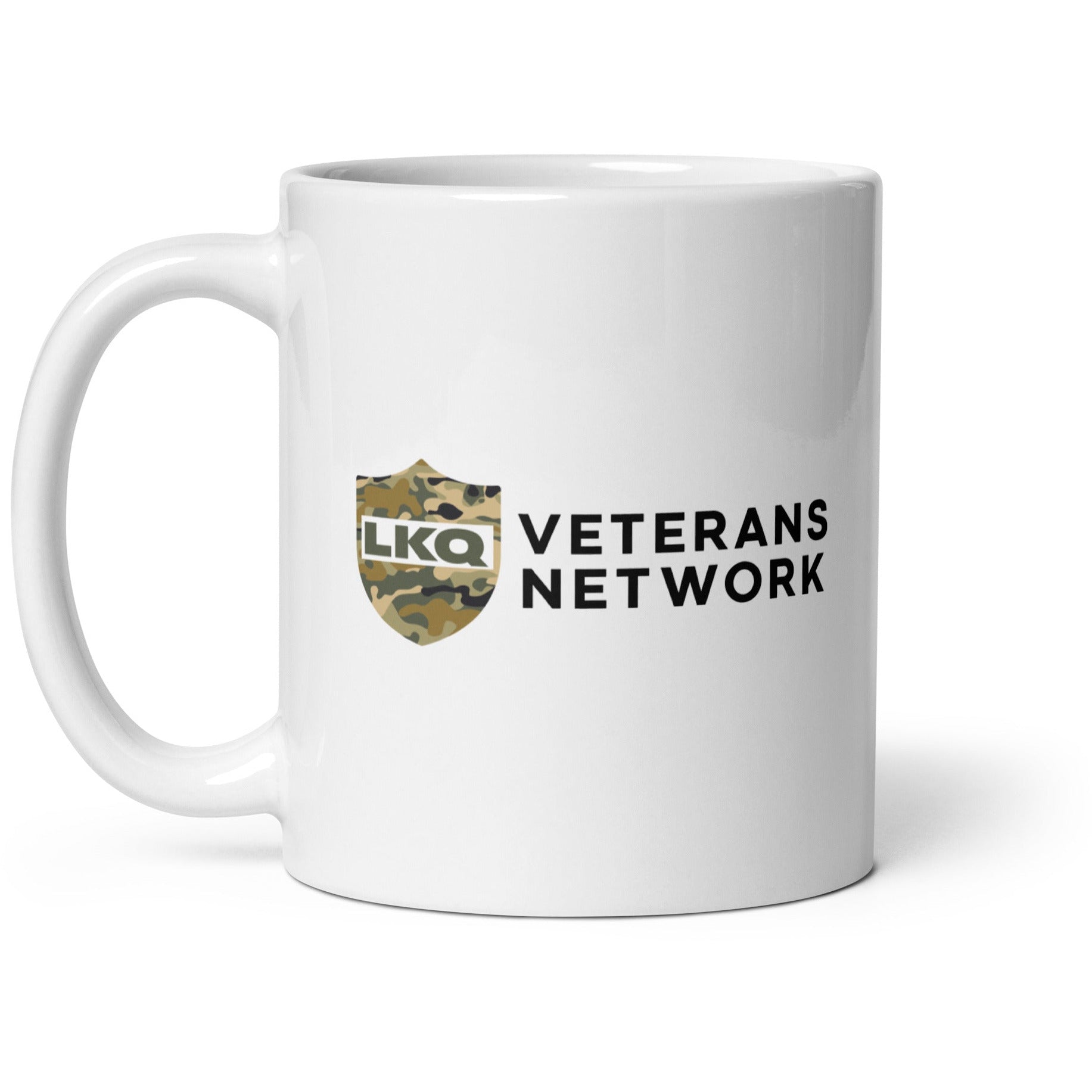 Veterans Network White glossy mug